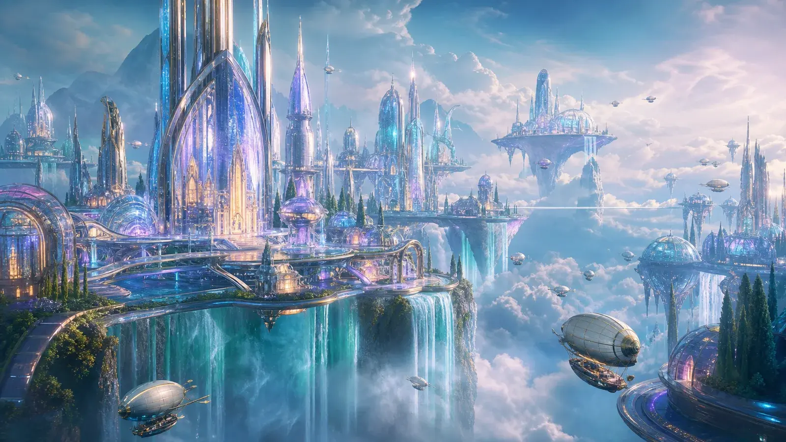 Cloudline glass city