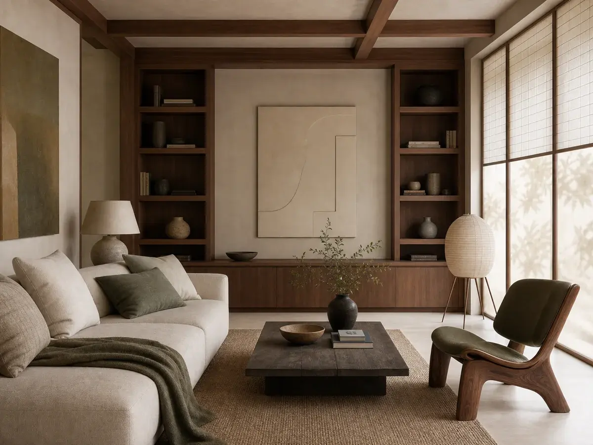 Japandi light room